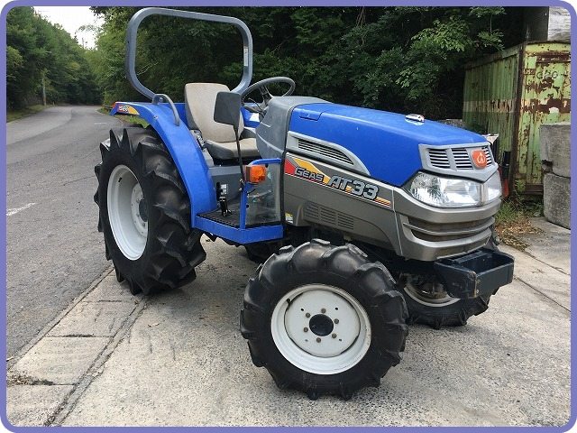 イセキ 中古トラクター GEAS AT33 新品ハンマーナイフモアMK165付 