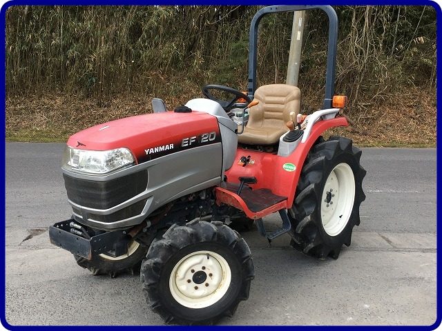 ヤンマー 中古トラクター EF120 新品ハンマーナイフモアMK145付 - 中古 