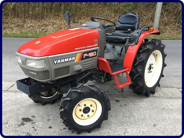ヤンマー 中古トラクター F-180 新品ハンマーナイフモアMK135付 - 中古 