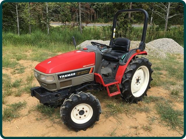 ヤンマー 中古トラクター F210 新品ハンマーナイフモアMK145付 - 中古 