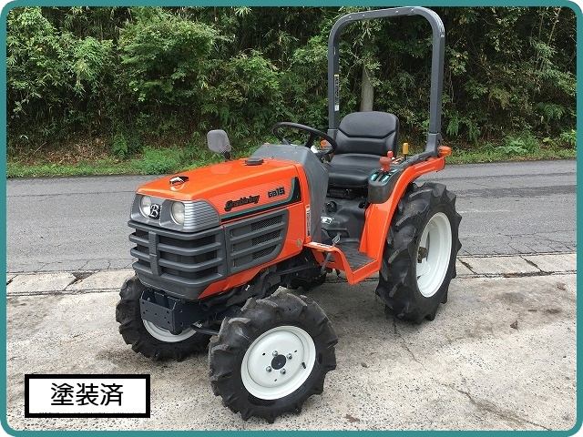 クボタ 中古トラクター GB15 新品ハンマーナイフモアMK125付 - 中古 