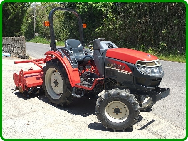 三菱 トラクター GS200 4WD 自動水平 畦 畝 うね立て 成形機 愛知県 三菱