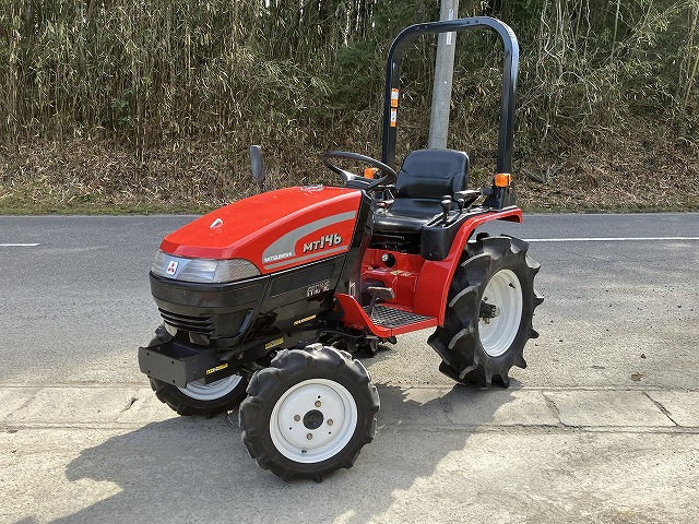 三菱 中古トラクター MT146 新品ハンマーナイフモアMK125付 - 中古 