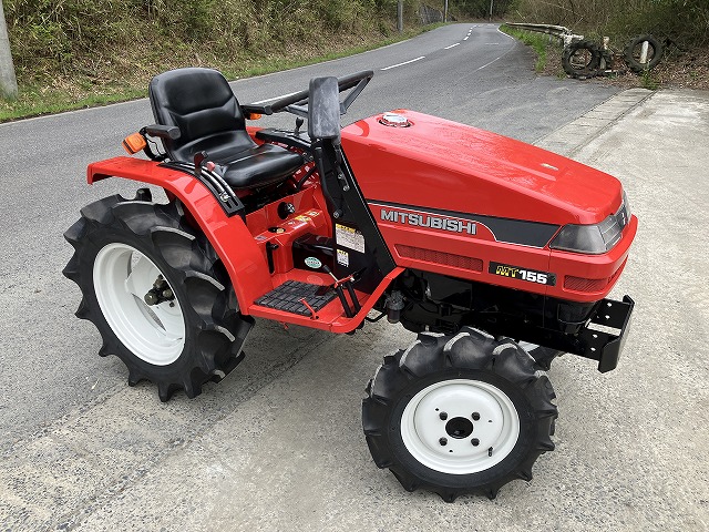 ♬　貿易業者に販売済！　三菱トラクター　MT155　 Yahoo!オークション - 愛知発 MITSUBISHI 三菱 トラクター MT155 4WD