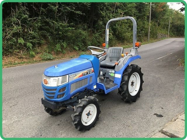 イセキ 中古トラクター TM18 新品ハンマーナイフモアMK135付 - 中古 
